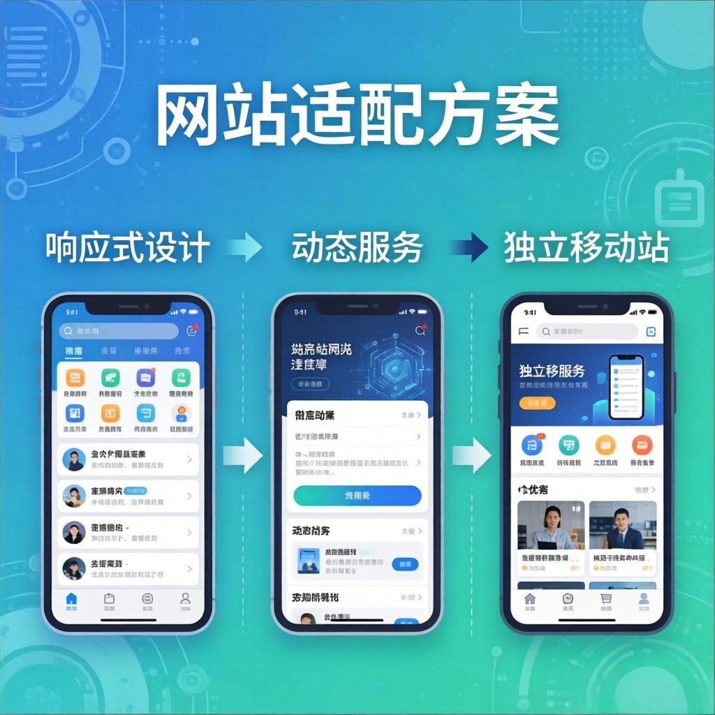 移动端适配方案对比：响应式设计、动态服务、独立移动站，哪个更适合你？